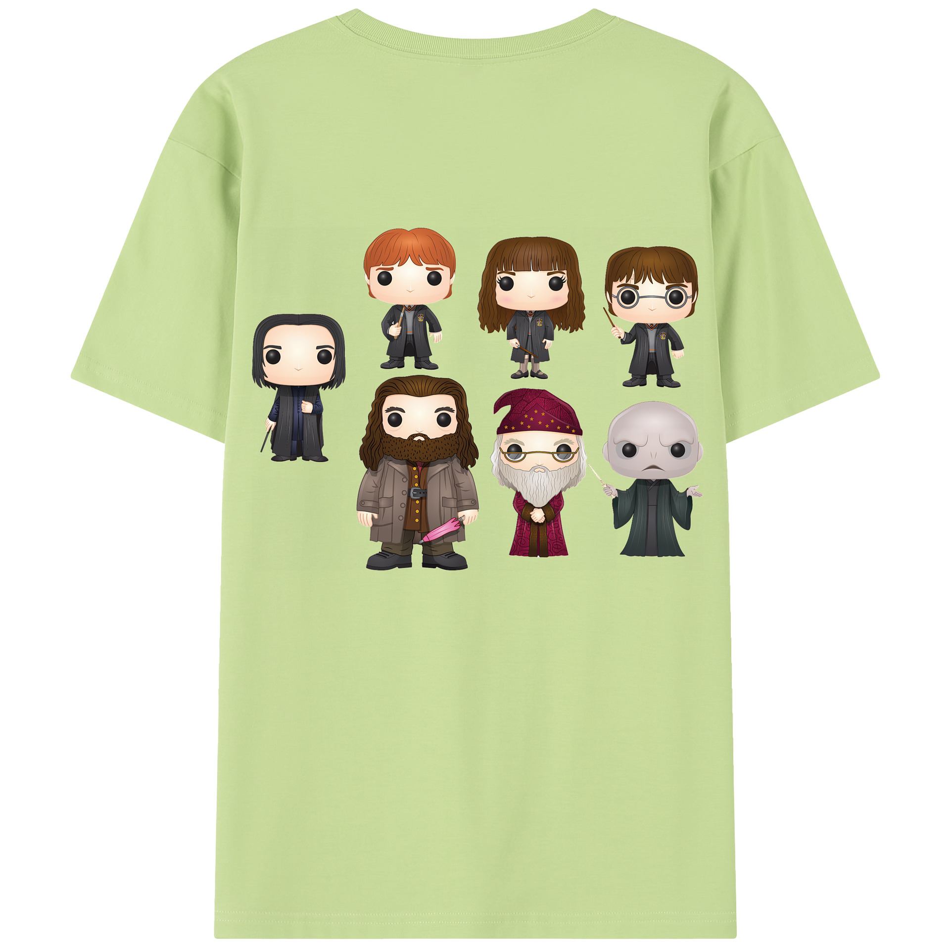 （画像用） Harry Potter ハリー・ポッターシリーズ 綿100％半袖Tシャツ（背面プリント）